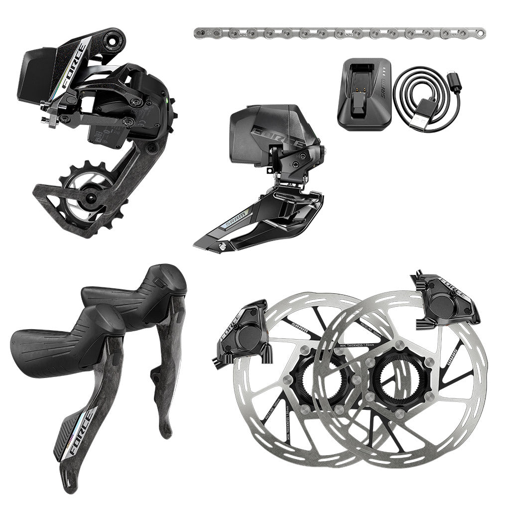 SRAM Force AXS 2X E1 Groupset – Steed Cycles