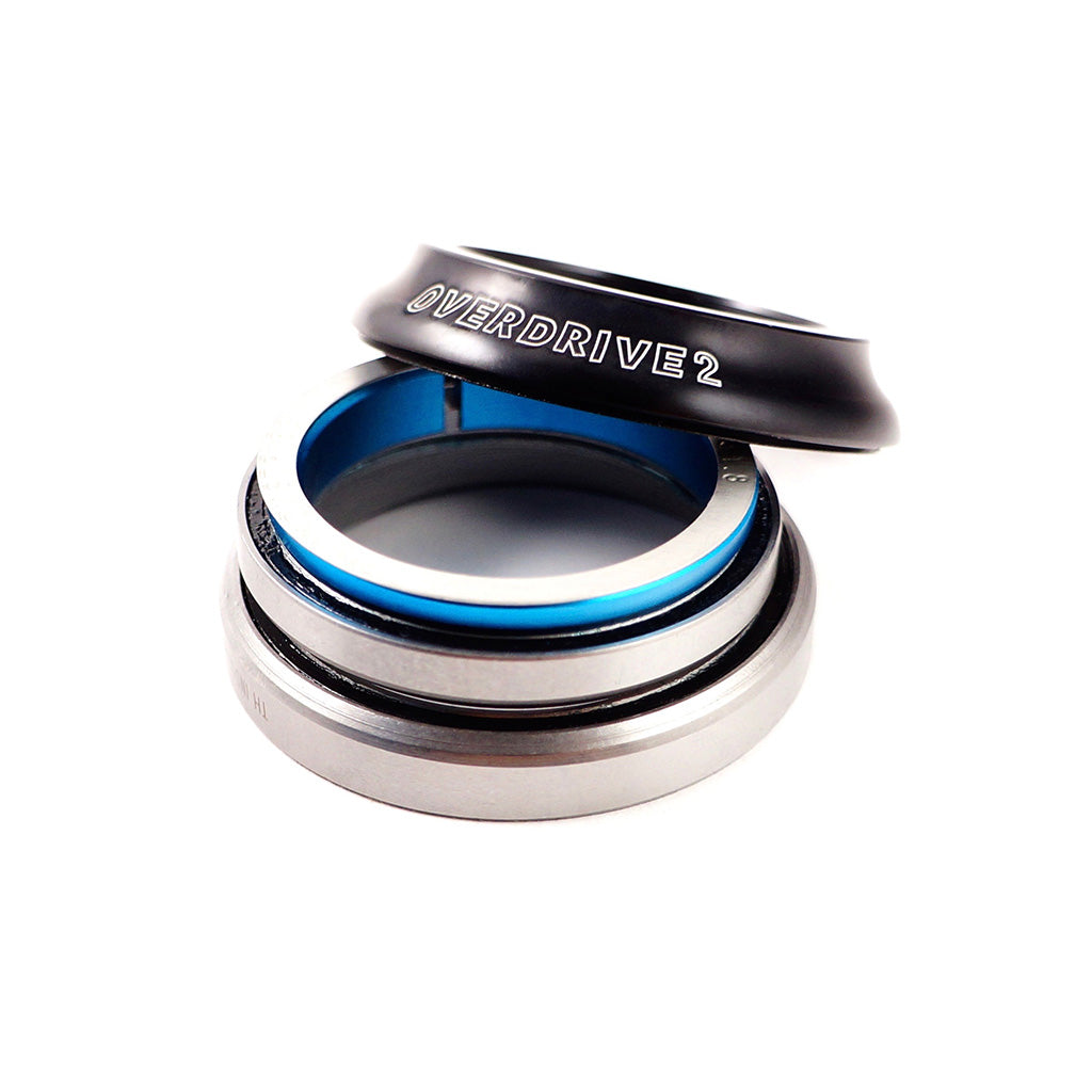 Giant OD2 Overdrive 2 Road Tapered Integrated Headset Stainless (1-1/2"-1-1/4")