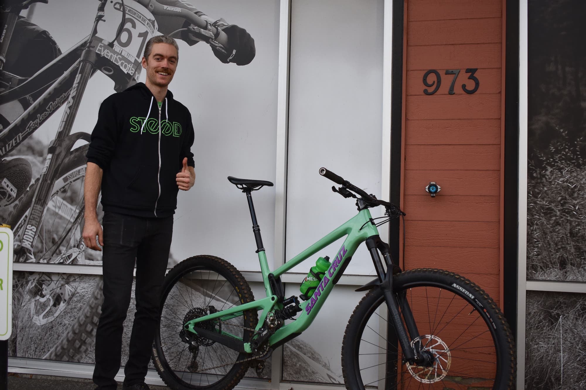 Staff bike check - Scott's Megatower.