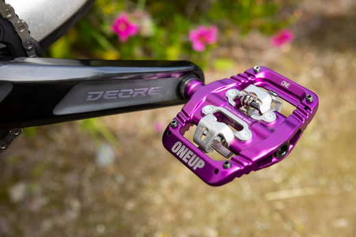 OneUp Clip Pedal in purple