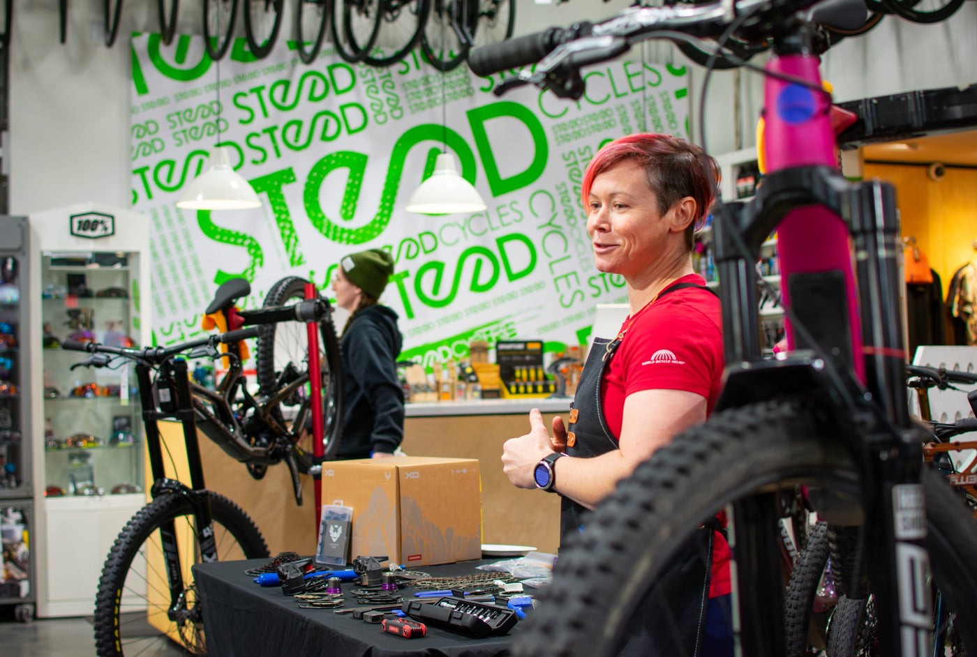 International Women's Day Workshop with SRAM and Hilltop MTB