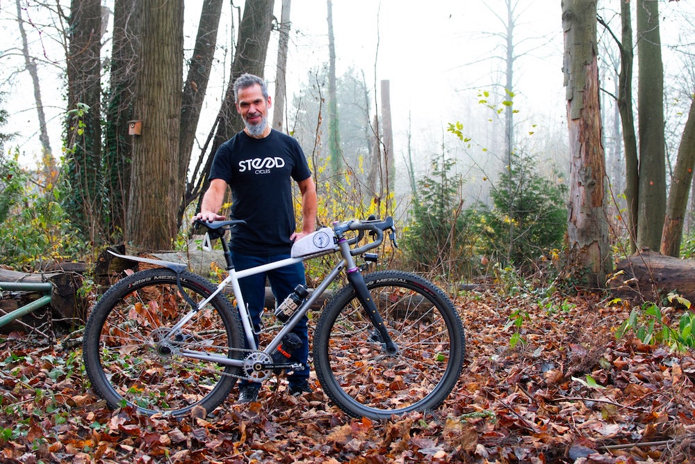 Tony with his WZRD singlespeed