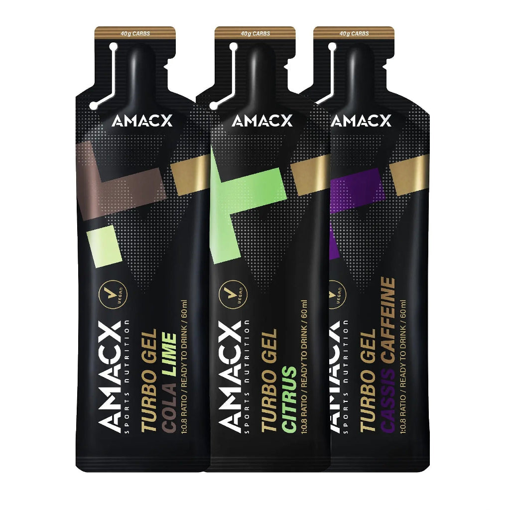 Amacx Sports Nutrition Turbo Gel Cassis Caffeine (12 pack)