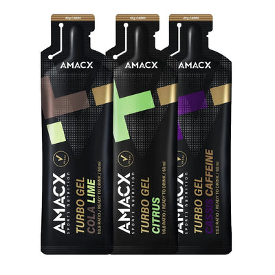 Amacx Sports Nutrition Turbo Gel Cassis Caffeine (12 pack)