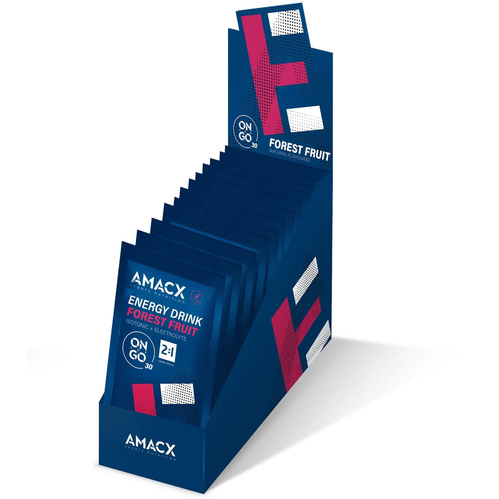 Boisson Énergétique Amacx Sports Nutrition À Emporter (Boîte de 12) EN LIGNE UNIQUEMENT