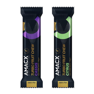 Amacx Sports Nutrition Turbo Fruit Chew Cassis (12 Pack)