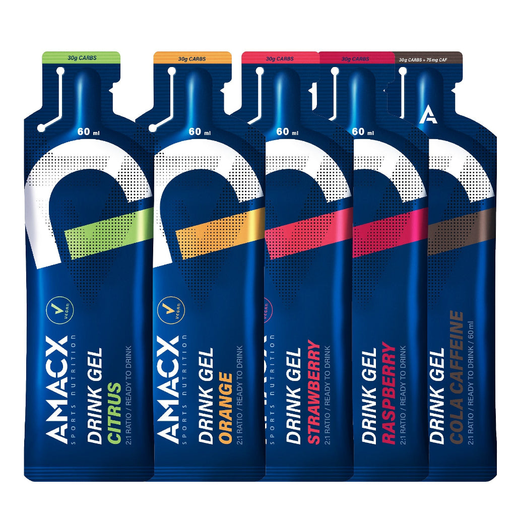 Amacx Sports Nutrition Drink Gel Cola Caffeine (12 pack)