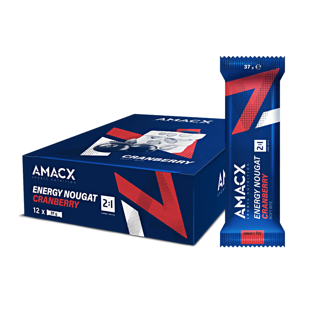 Amacx Nutrition Sportive Énergie Nougat Canneberge (12 pack)