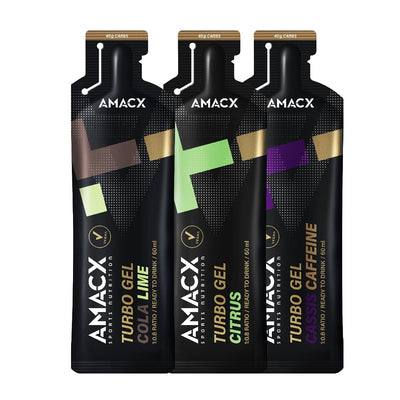 Amacx Sports Nutrition Turbo Gel Citrus (12 pack)