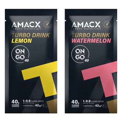 Amacx Sports Nutrition Turbo Drink On the Go Lemon (12 pack)