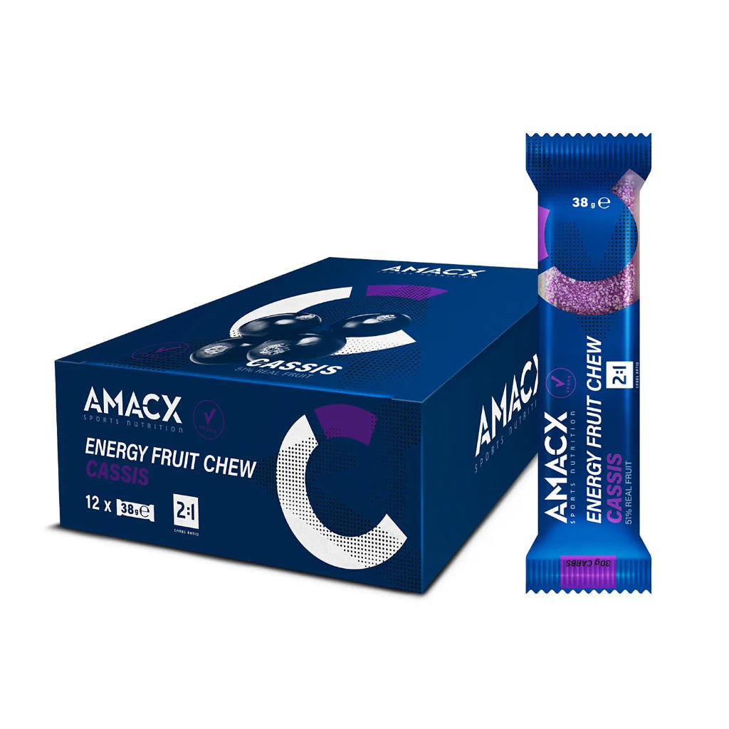 Amacx Sports Nutrition Energy Fruit Chew Cassis (12 pack)