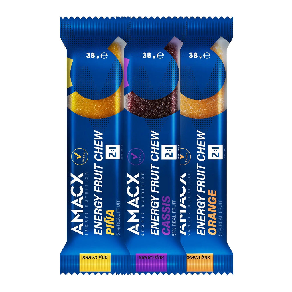 Amacx Sports Nutrition Energy Fruit Chew Cassis (12 pack)