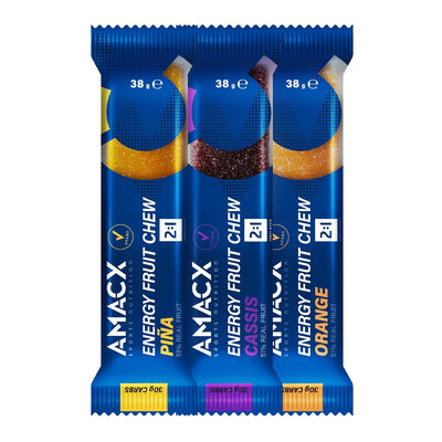 Amacx Sports Nutrition Energy Fruit Chew Cassis (12 pack)