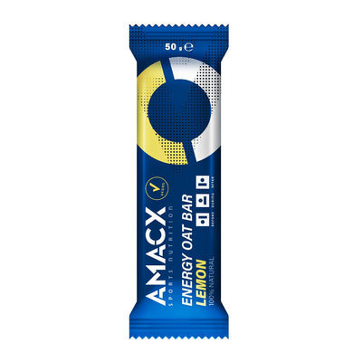 Barre d'avoine énergétique Amacx Sports Nutrition Citron (paquet de 12)