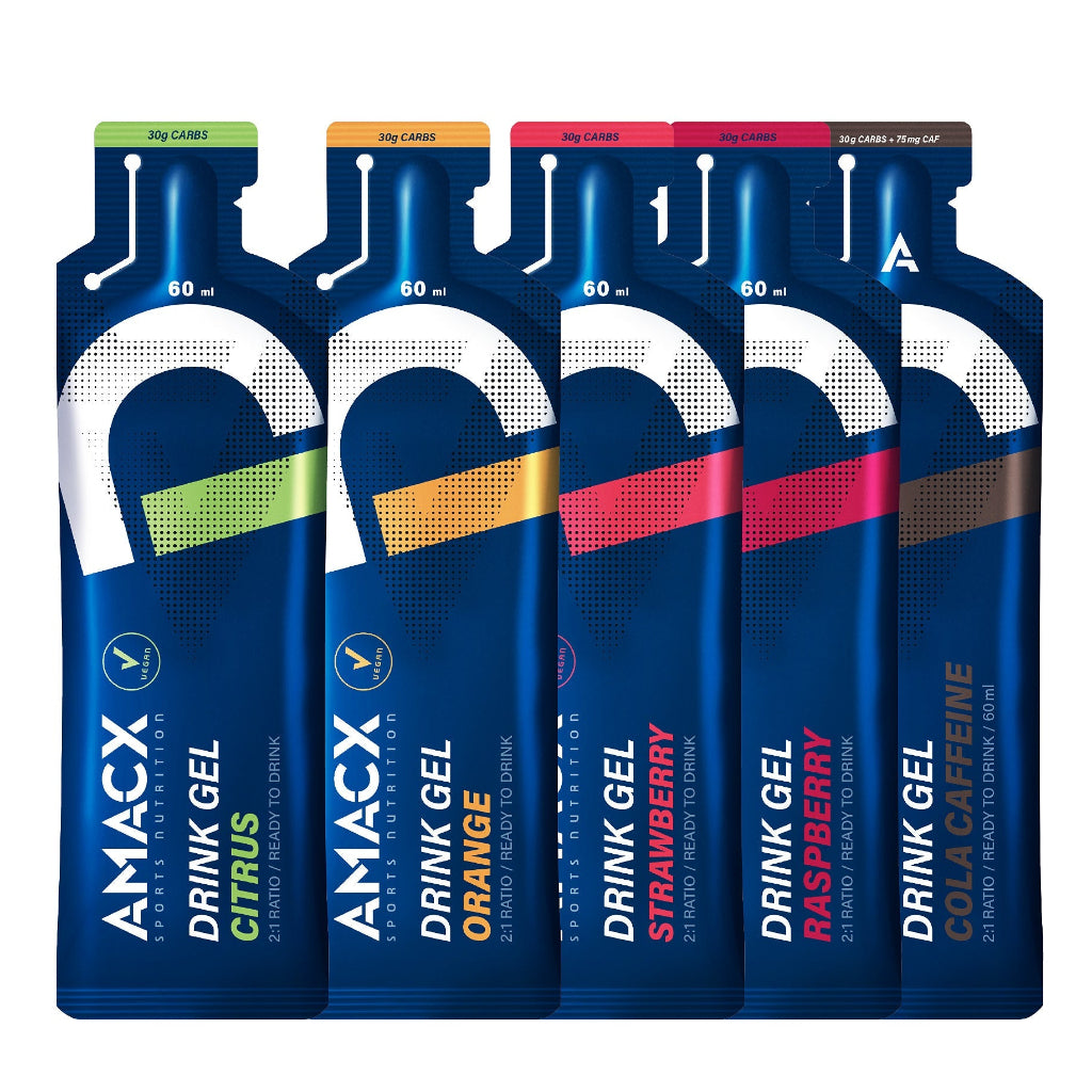 Gel Boisson Nutrition Sportive Amacx Orange (pack de 12)