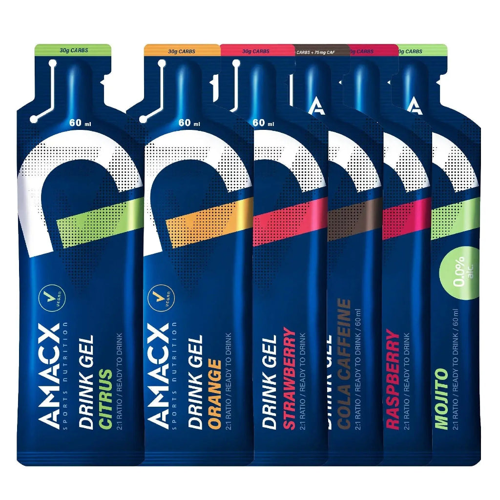 Amacx Sports Nutrition Drink Gel Raspberry (12 pack)