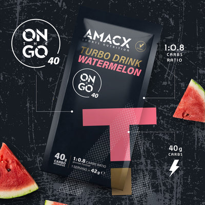 Amacx Nutrition Sportive Turbo Boisson À Emporter Pastèque (12 pack)