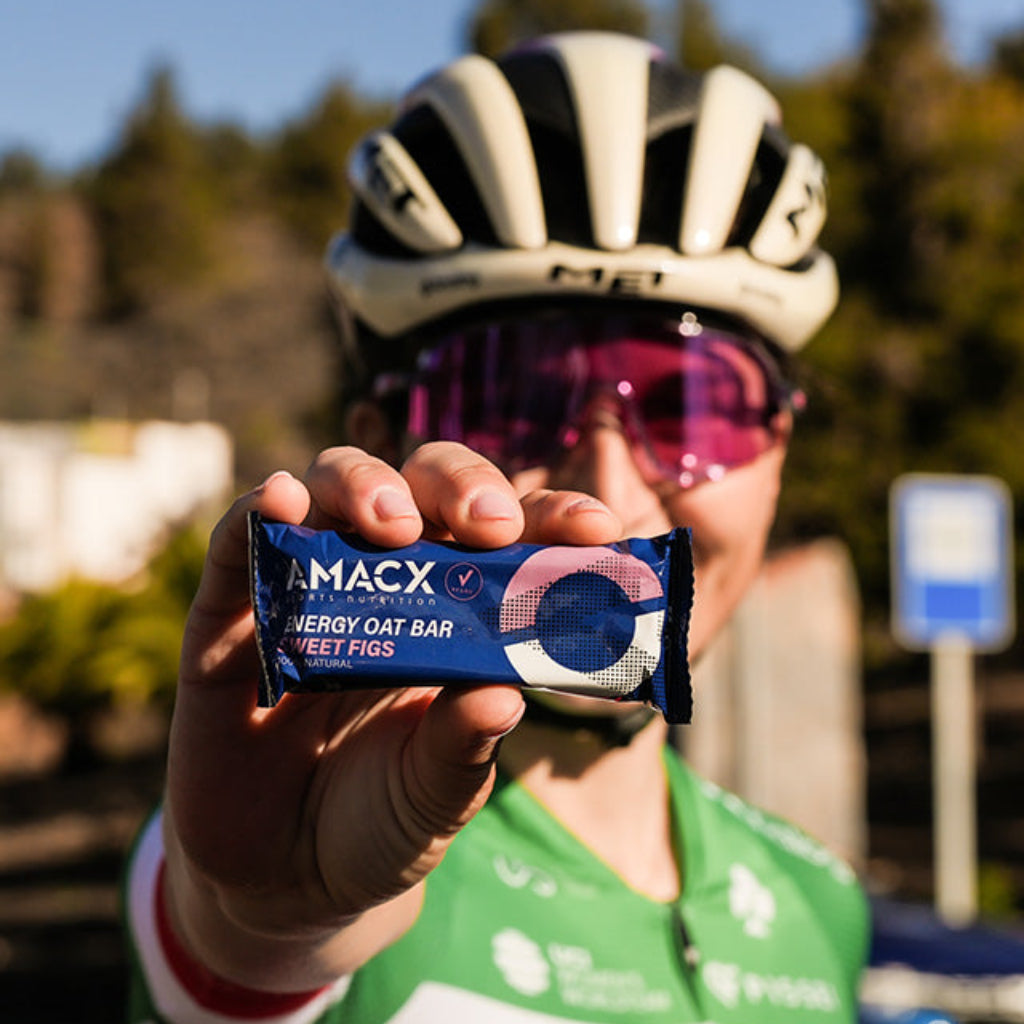 Barre d'énergie à l'avoine Amacx Nutrition Sportive Figues Douces (pack de 12)