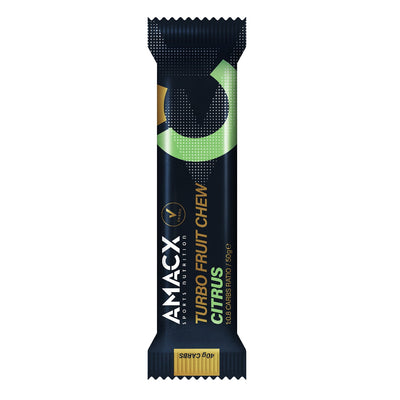Amacx Sports Nutrition Turbo Fruit Chew Citrus (12 Pack)