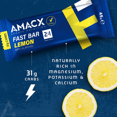 Amacx Sports Nutrition Fast Bar Lemon (12 pack)