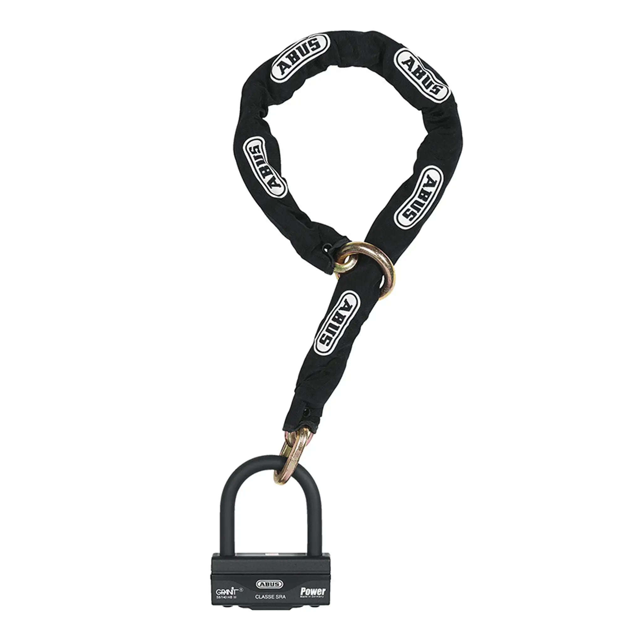 Abus Granit 58 12KS Chaîne en boucle + U-Lock à clé
