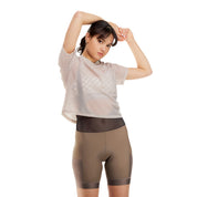 Peppermint Cycling Co. Backroads Crop Mesh Femme