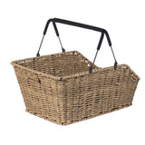 Basil Cento Rattan Look MIK - Bicycle Basket - Rear