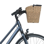 Basil Bremen Rattan Look KF - Bicycle Basket - Front