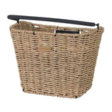 Basil Bremen Rattan Look KF - Bicycle Basket - Front