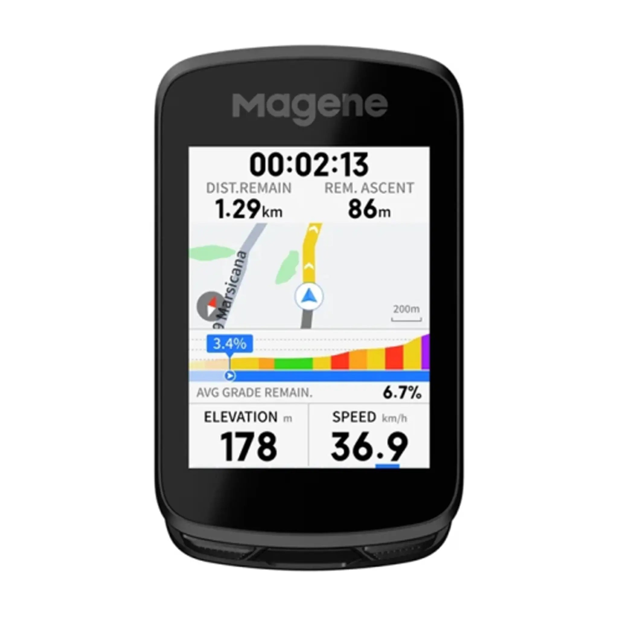 Ordinateur de vélo GPS intelligent Magene C606 Pro