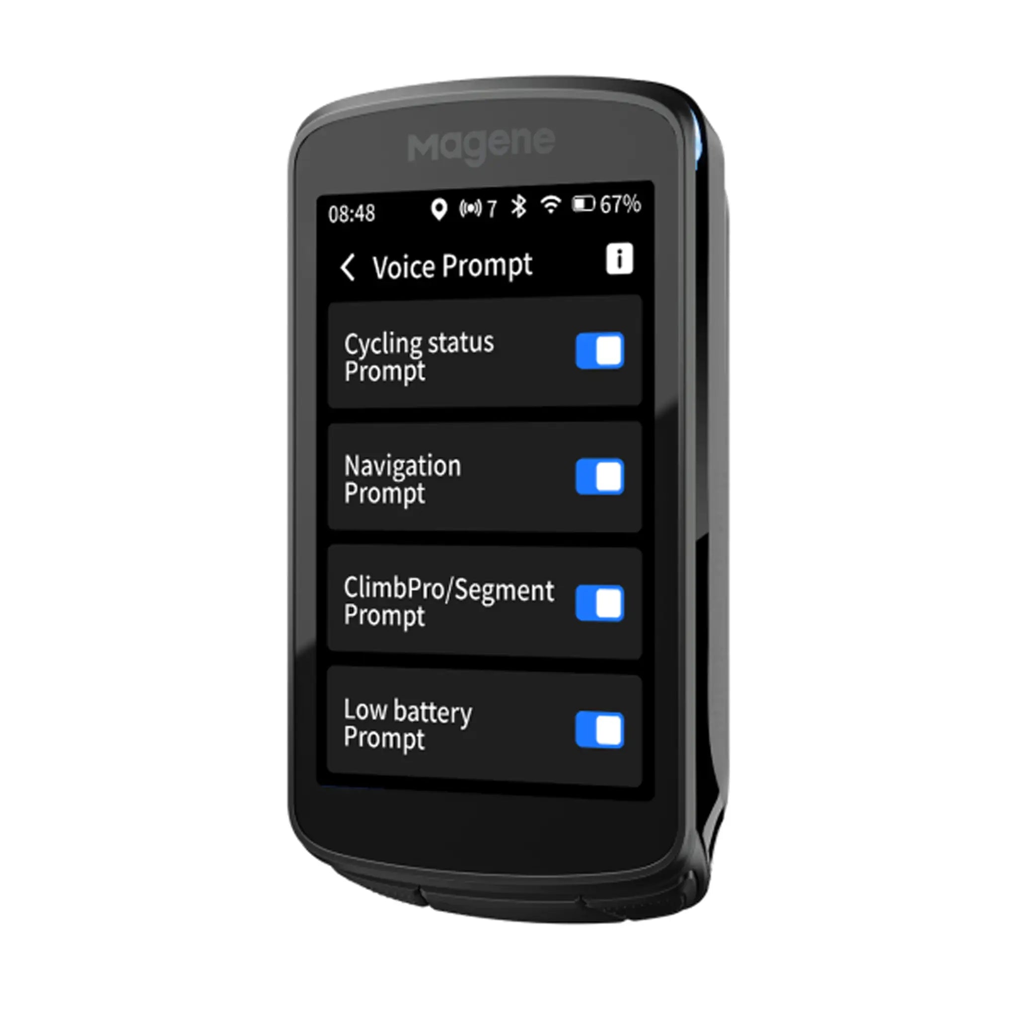 Ordinateur de vélo GPS intelligent Magene C706