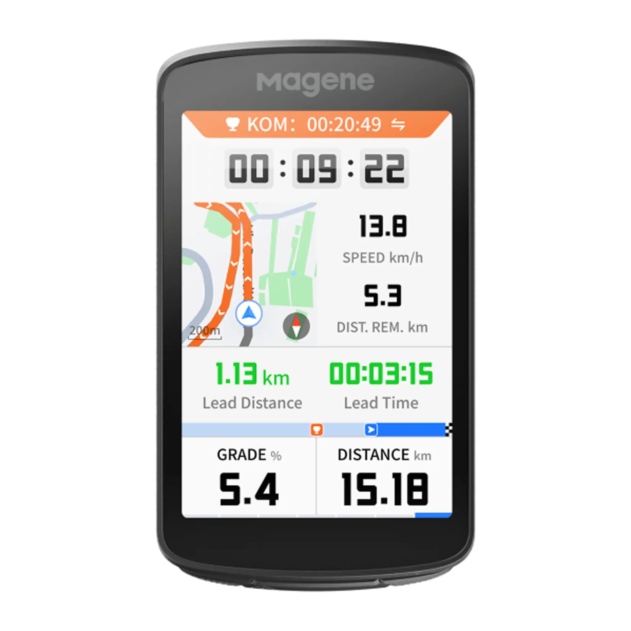 Ordinateur de vélo GPS intelligent Magene C706