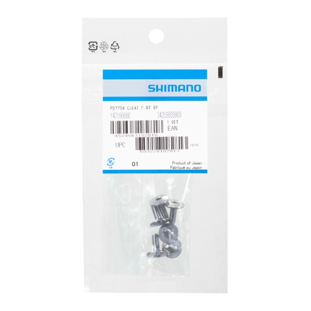Shimano SPD-SL Long Cleat Bolts M5x13.5mm (Pack of 6)
