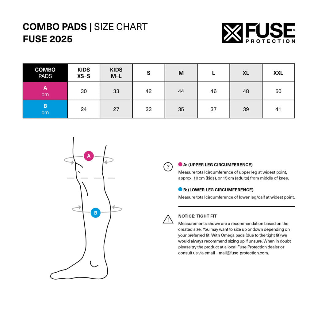 Combinaison de genouillères Fuse Omega 75 Elite