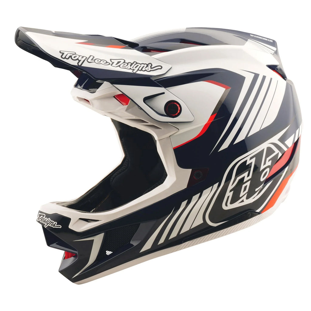 Troy Lee Designs D4 Polyacrylite Helmet w/MIPS - Qualifier