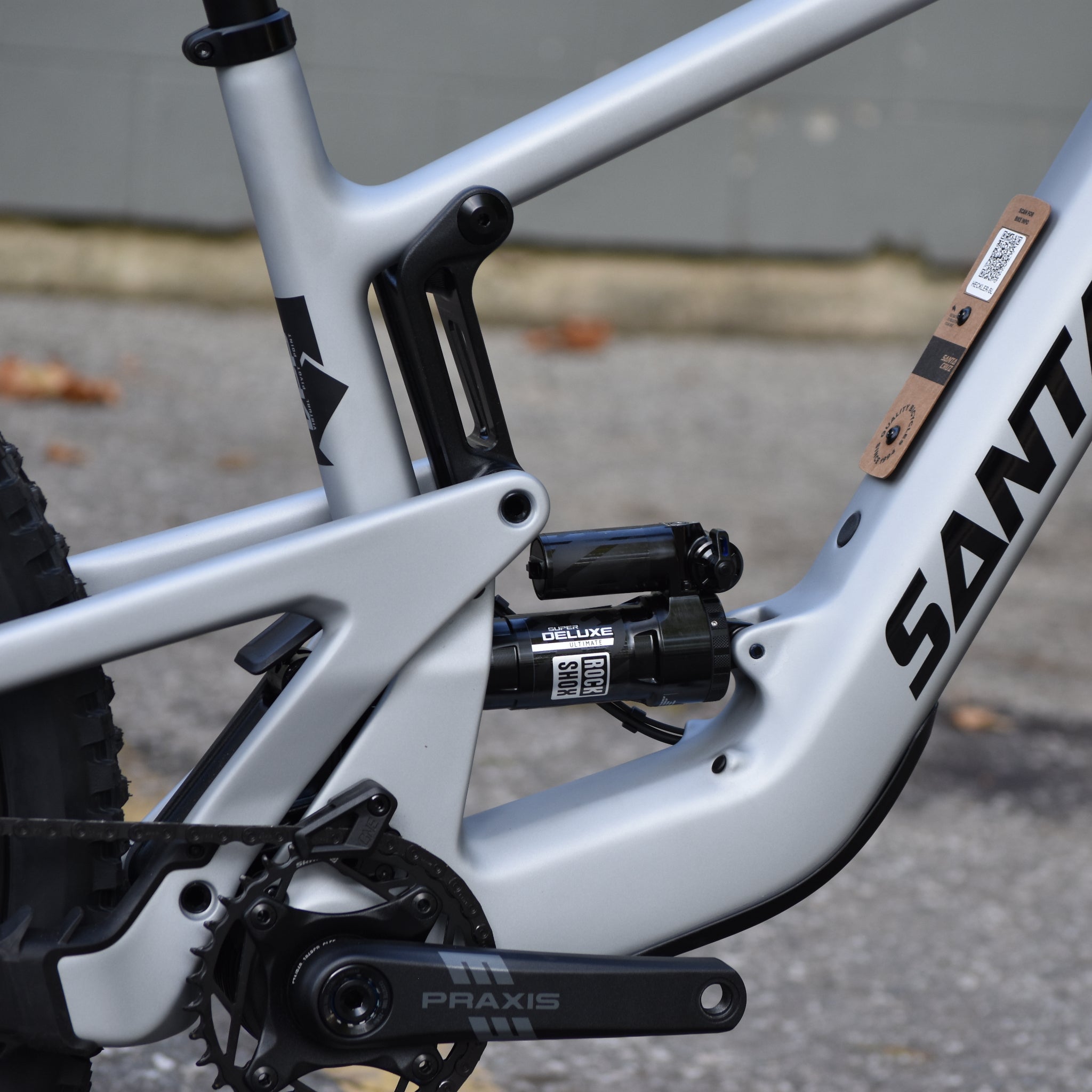 Santa Cruz Heckler SL VPP suspension, matte silver frame