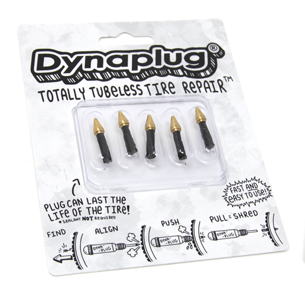 Dynaplug Tubeless Tire Repair Plugs - Pointed Soft Nose Tip / 5 pack