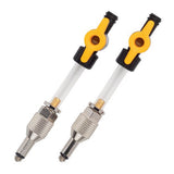 Jagwire Elite DOT Bleed Kit adapters with 1/4 turn valves