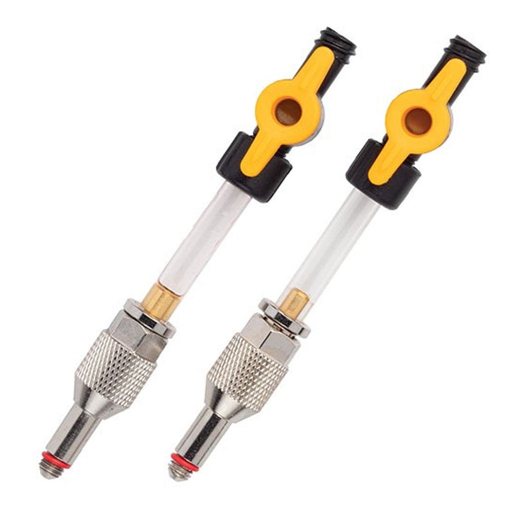 Kit de purge à huile minérale Jagwire Elite avec adaptateurs et valves à quart de tour
