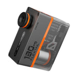 Pompe à pneu miniature électrique Flextail Tiny Tire Pump 200 - 130 psi avec manomètre et feu arrière lumineux