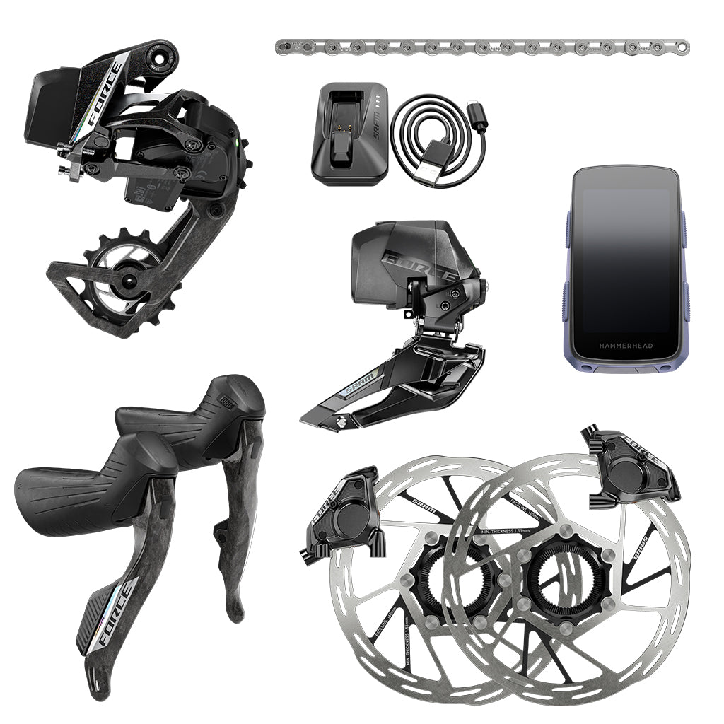 SRAM Force AXS 2X E1 Groupset w/Hammerhead Karoo