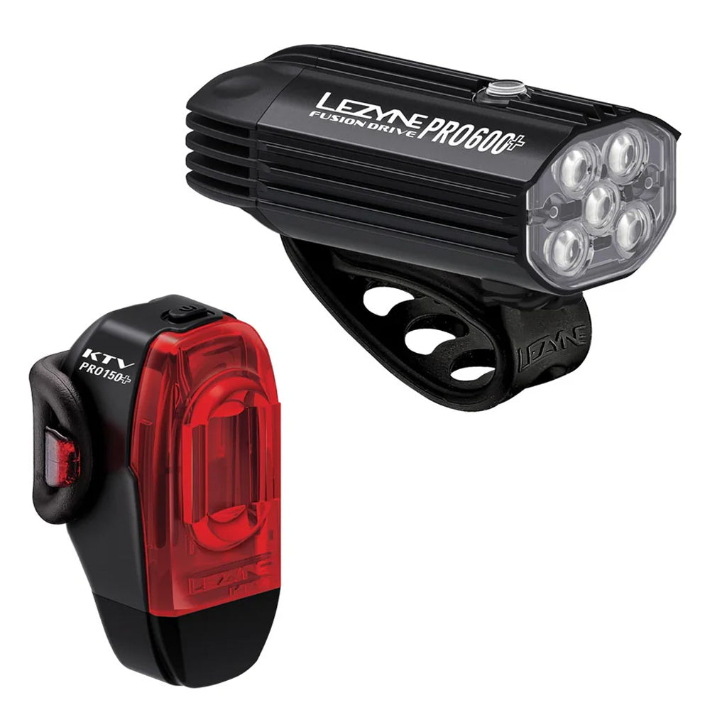 Lezyne Fusion Drive Pro 600+ / Paire KTV Drive Pro+