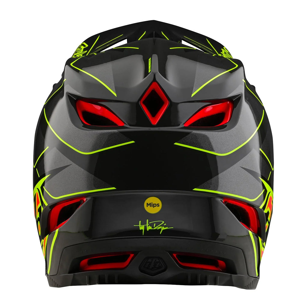 Troy Lee Designs D4 Composite Helmet w/MIPS - Ghostwing
