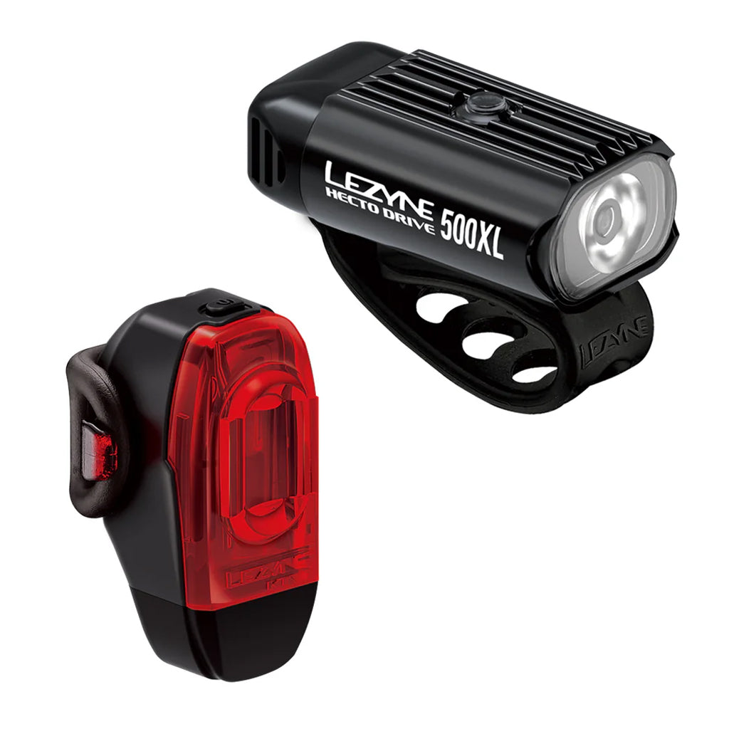Lezyne Hecto Drive 500XL / Paire KTV Drive+