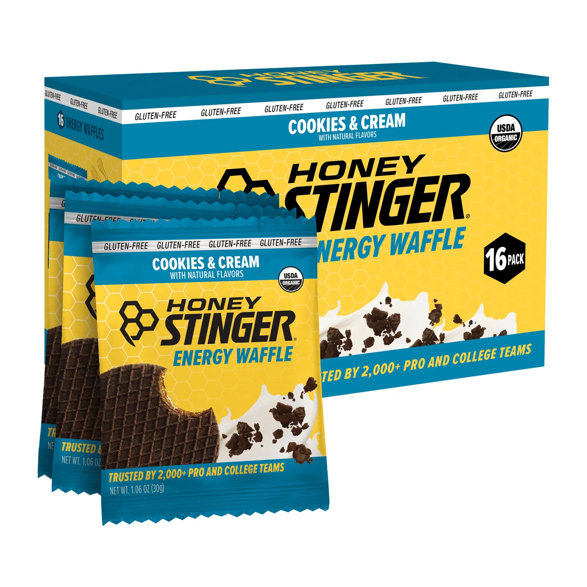 Honey Stinger Organic Gluten Free Energy Waffles 30g