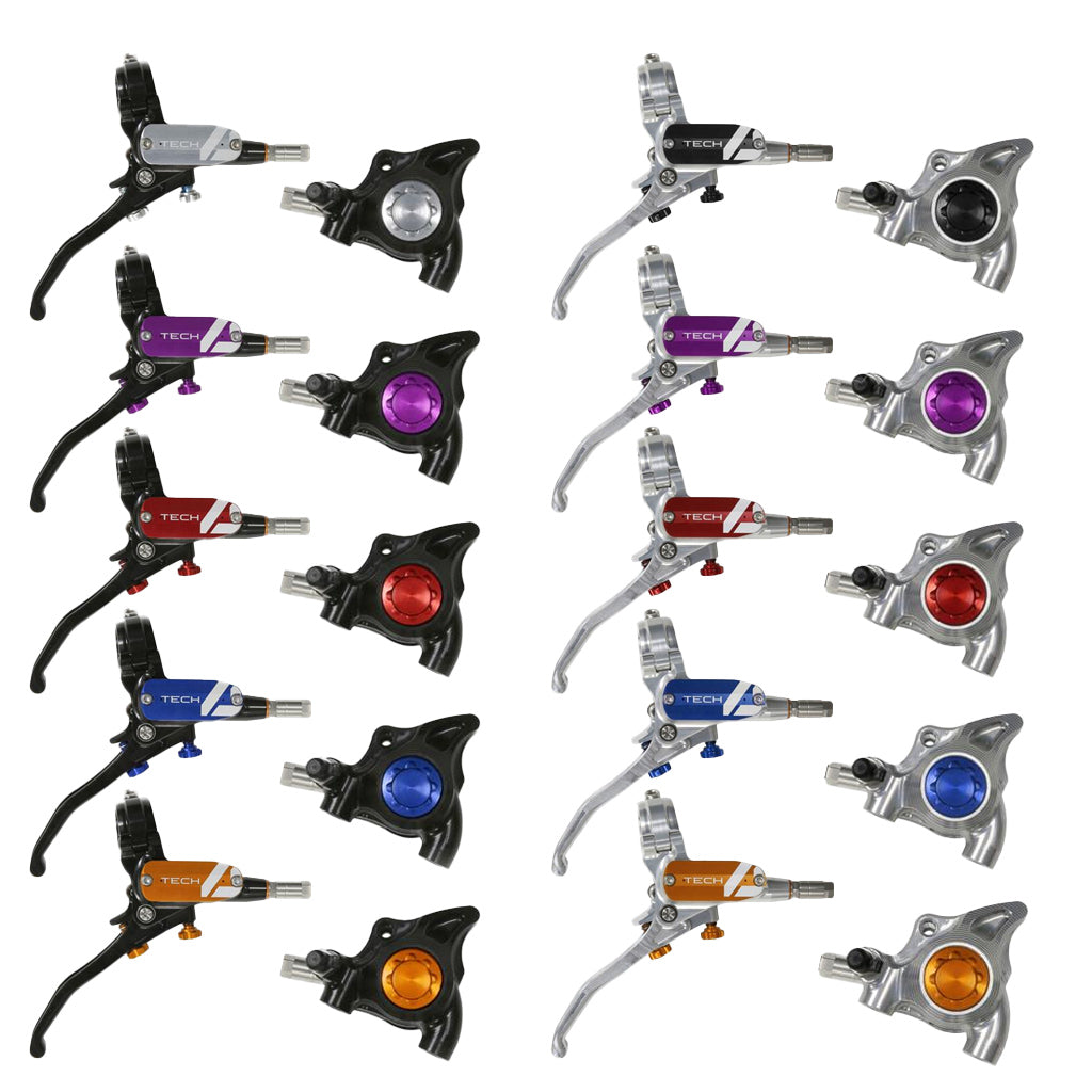 Hope Tech 4 X2 Flat Mount Disc Brake (No Rotor)