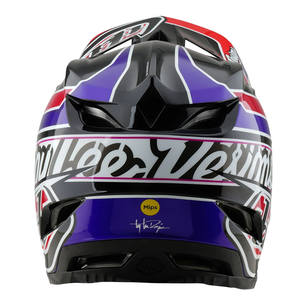 Troy Lee Designs D4 Polyacrylite Helmet w/MIPS - Linear