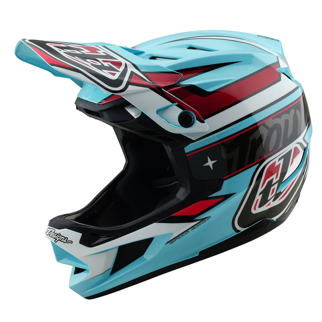 Troy Lee Designs D4 Polyacrylite Helmet w/MIPS - Linear