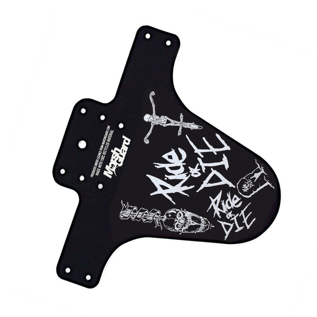 Marsh Guard Front Fender Ride or Die Skull