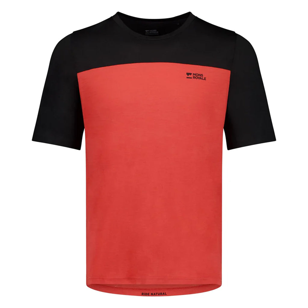 Maillot de vélo à manches courtes Mons Royale Diversion en mérinos pour homme